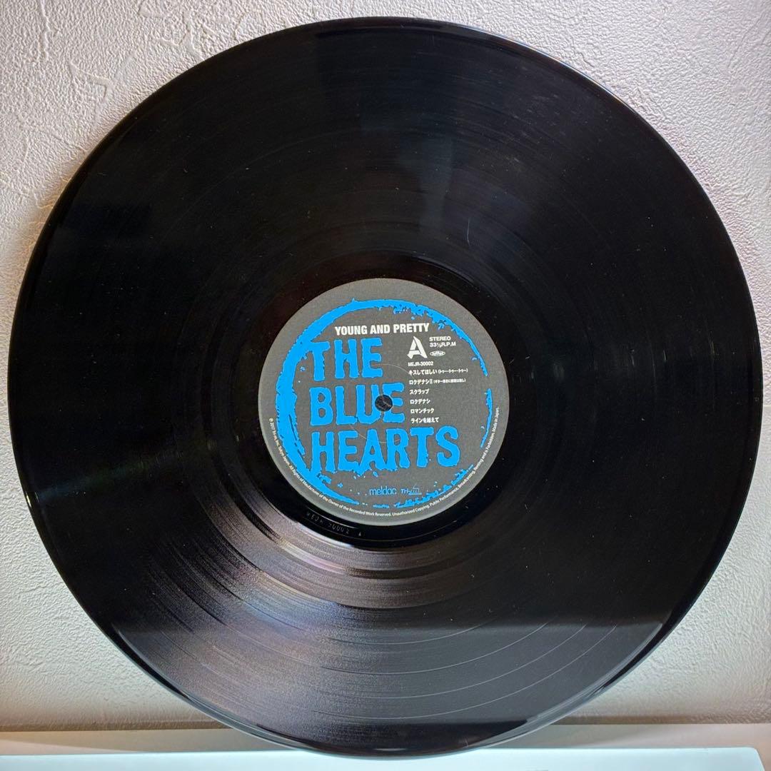 帯付き THE BLUE HEARTS YOUNG AND PRETTY LP - メルカリ