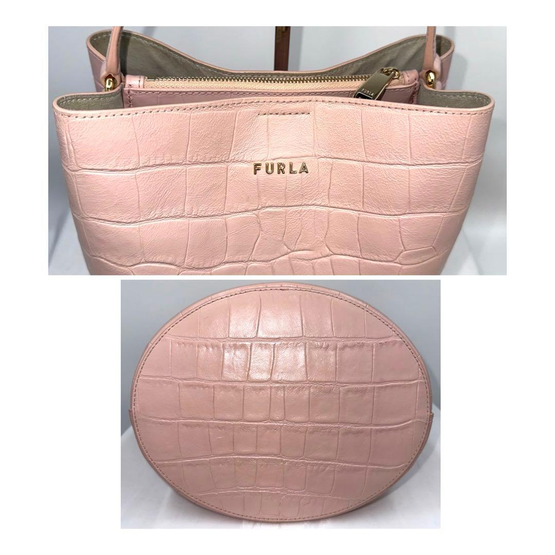 ✨美品✨FURLA フルラ ダナエ 2WAY ショルダーバッグ ピンク - メルカリ