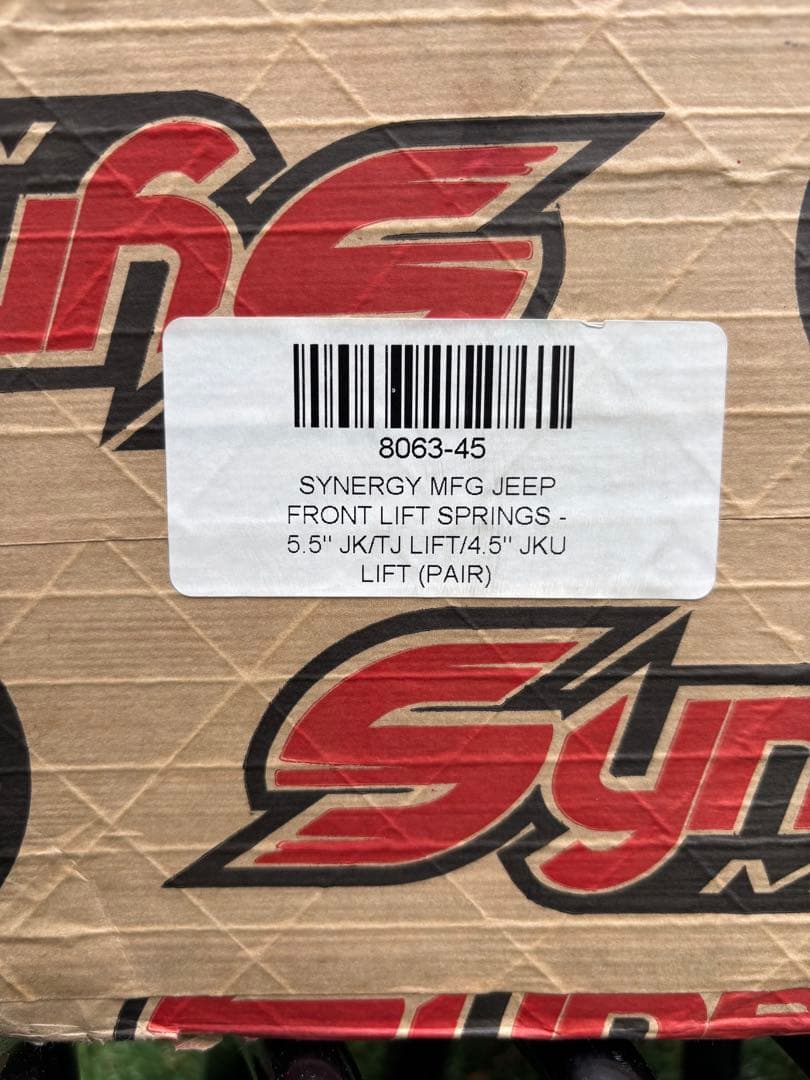 S*.様 Synergy Coil Springs Front JK 8063- - メルカリ