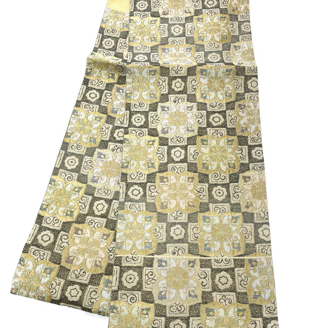 帯6588 ○誉田屋源兵衛謹製 兆寿尽くし 高級 正絹 六通 袋帯 - メルカリ