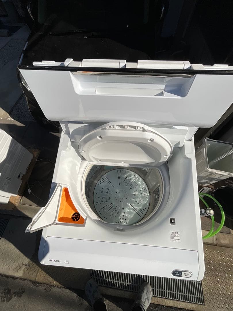 分解洗浄済み】 日立全自動洗濯乾燥機 ビートウォッシュ BW-X120E
