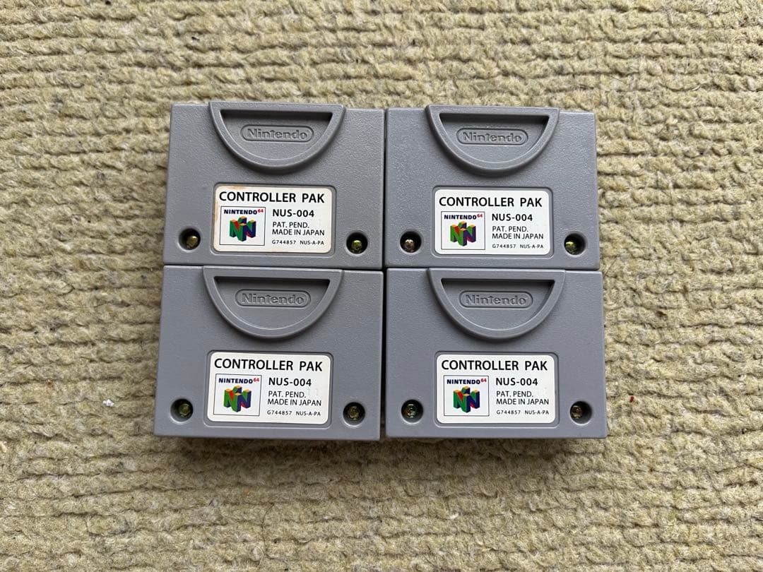 ニンテンドー64 コントローラーパック NUS-004 4個セット - メルカリ