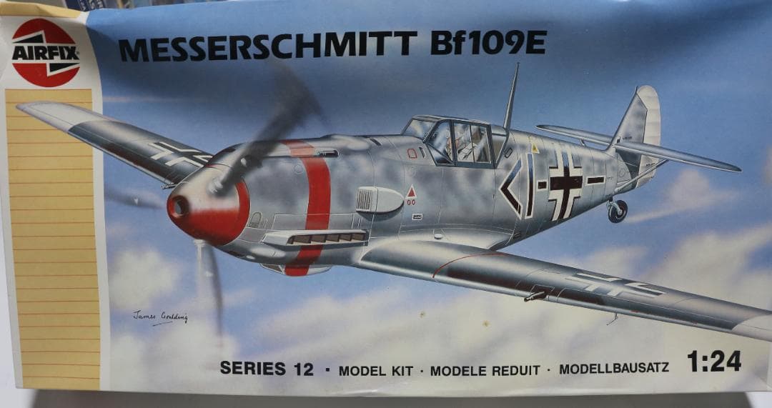 ビックスケールAIRFIX製1／２４メッサーシュミットＢｆ１０９E プラ　未組立 ビックスケールAIRFIX製1／24メッサーシュミットBf109E プラ 未