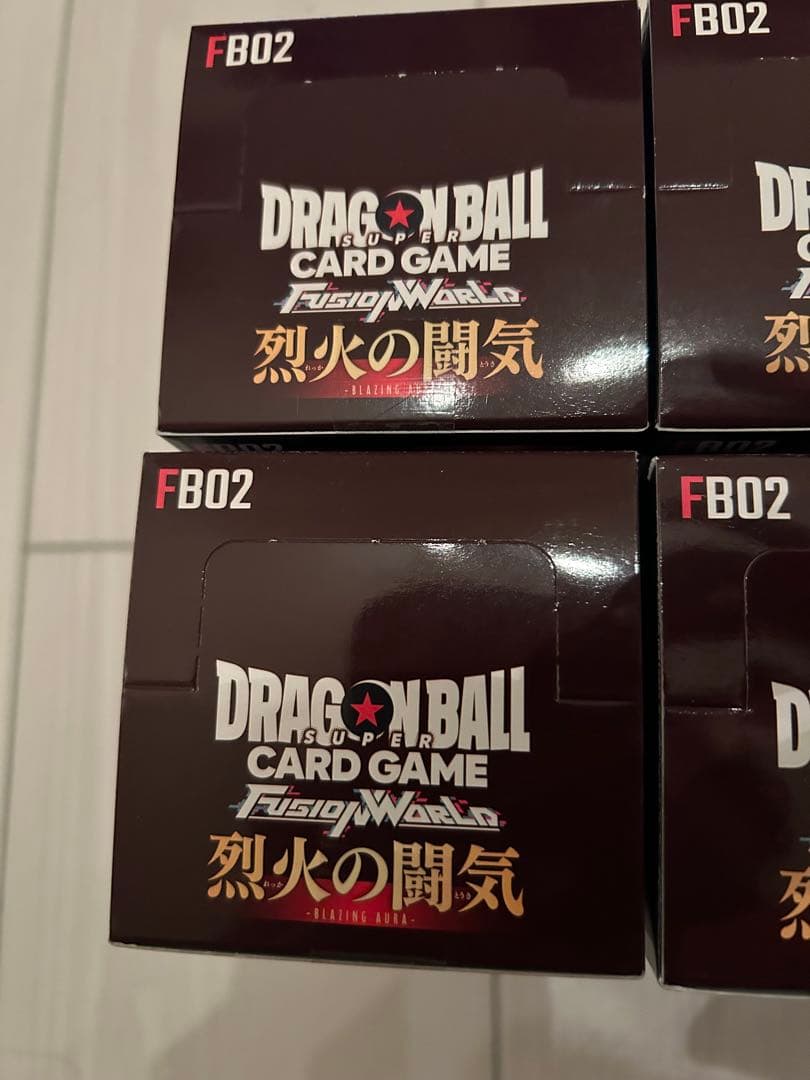ドラゴンボールカード フュージョンワールド 烈火の闘気 6BOX テープ