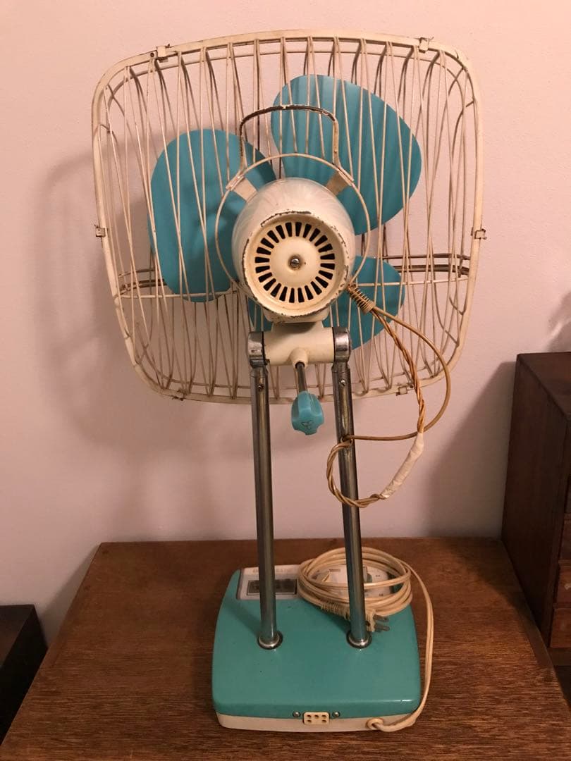 希少 昭和レトロ スクエア型 三菱 扇風機 R-30EC 動作品 - メルカリ