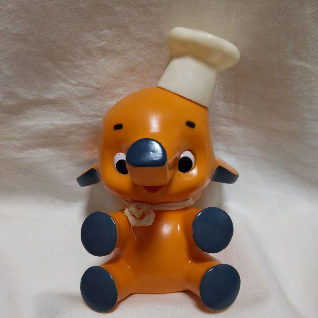 マ*)様 昭和レトロ　佐藤製薬　サトちゃん　ビンテージ　ソフビ　コックさん 昭和レトロ サトちゃん ソフビ人形 佐藤製薬 キャラクター | choice