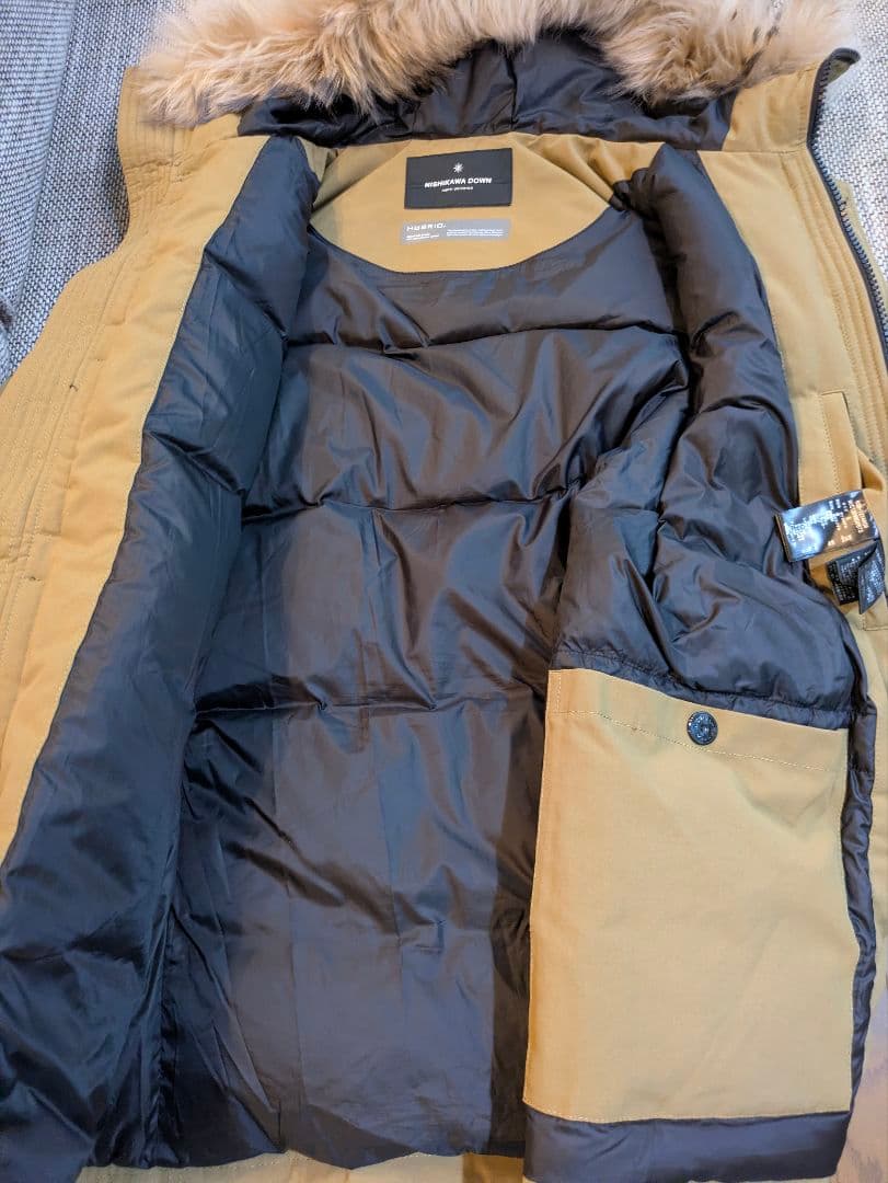 ナノユニバース 西川ダウン ハイブリッドダウン Mサイズ（S表記