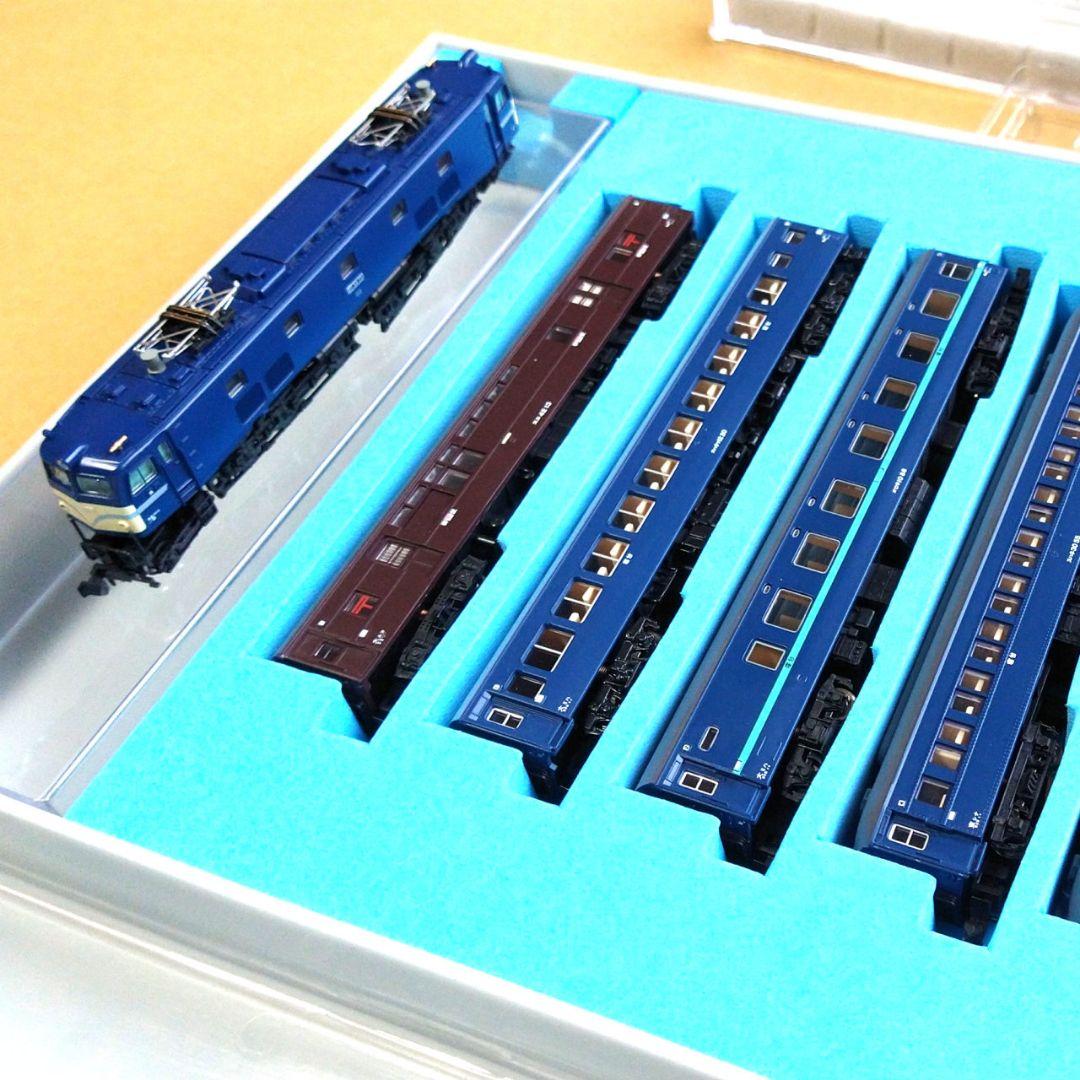 【休日値下げ】新品未使用　マイクロエース　EF58-75青色　急行銀河基本8両 Amazon | マイクロエース Nゲージ EF58-75青・スハネ30・44系客車 急行