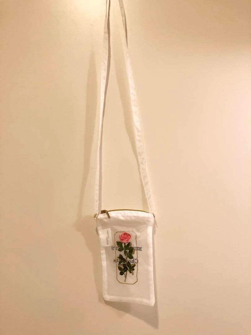 ブリジットタナカ RURU MARY'S バラ ローズ スマホショルダーバッグ