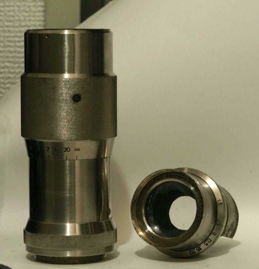 【ジャンク】Steinheil Aktinar 13.5cm F4.5