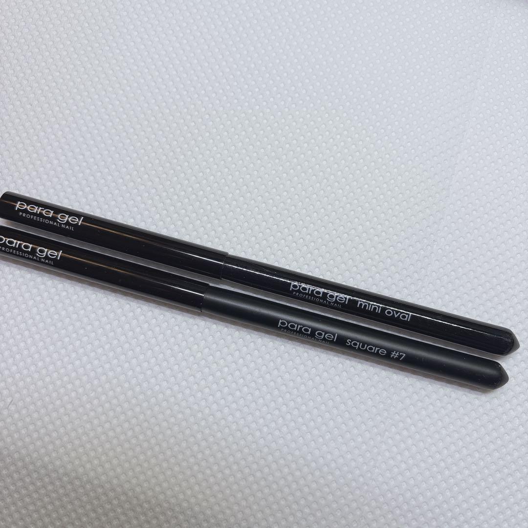 パラジェル 筆 ジェルブラシ スクエア ミニオーバル - メルカリ