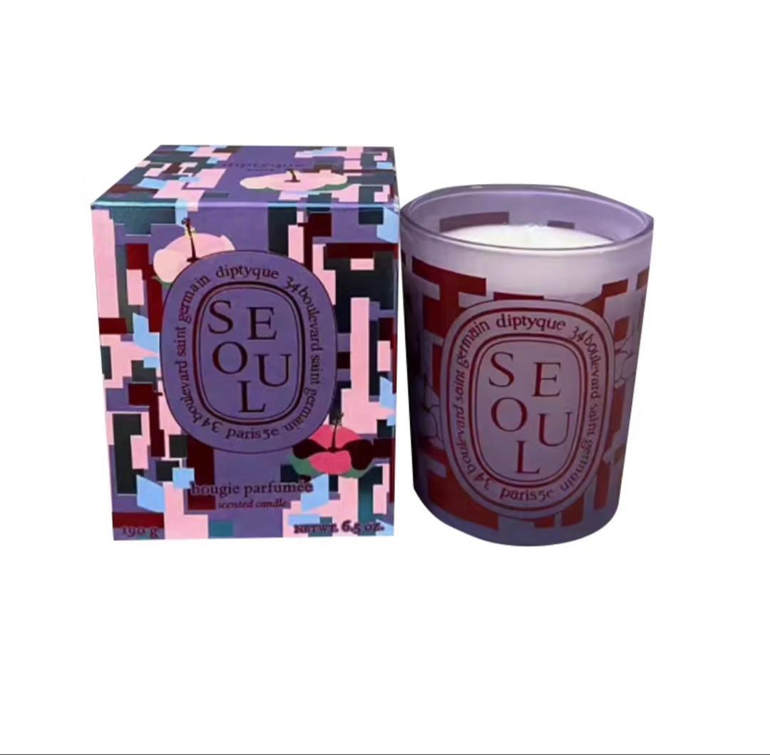 キャンドル Diptyque SEOUL scented candle 190g DIPTYQUE ディプティック キャンドル フルール ド スリジエ 190G