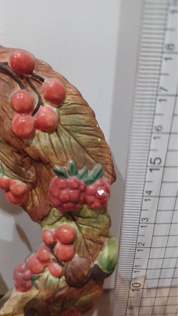 スタジオジブリ となりのトトロ 陶器製 リース置物 秋の収穫 廃番 レア