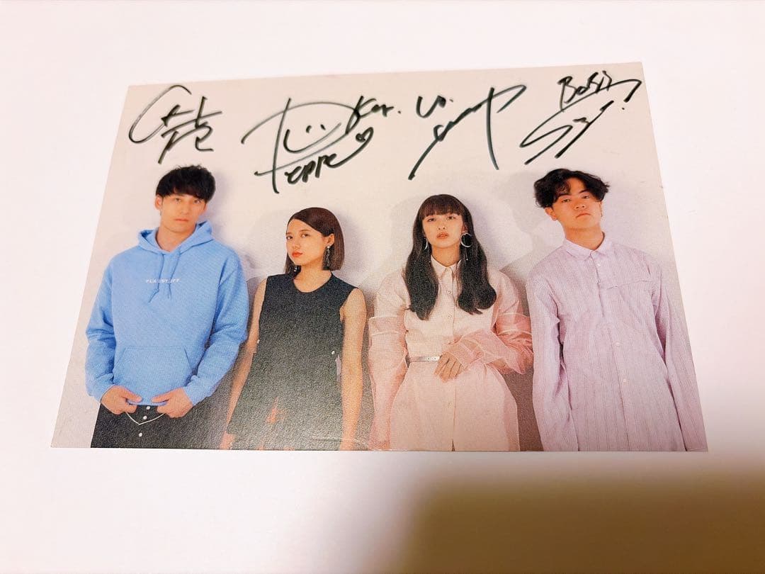 緑黄色社会 小林壱誓 サイン入り フォトボード ＋おまけ - メルカリ