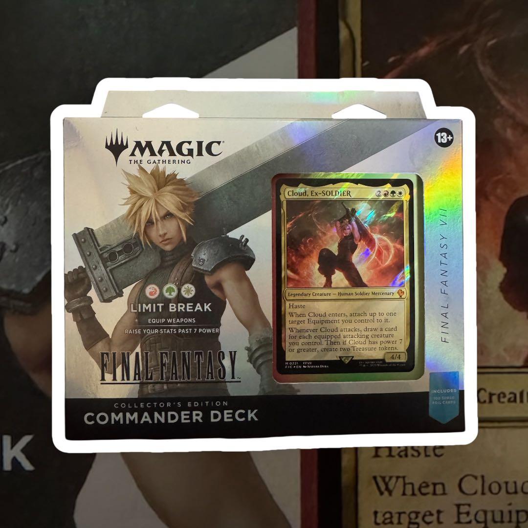 MTG コレクター版　統率者デッキ リミットブレイク 英語版　新品 クラウド マジック：ザ・ギャザリング――FINAL FANTASY』 コレクター版統率者