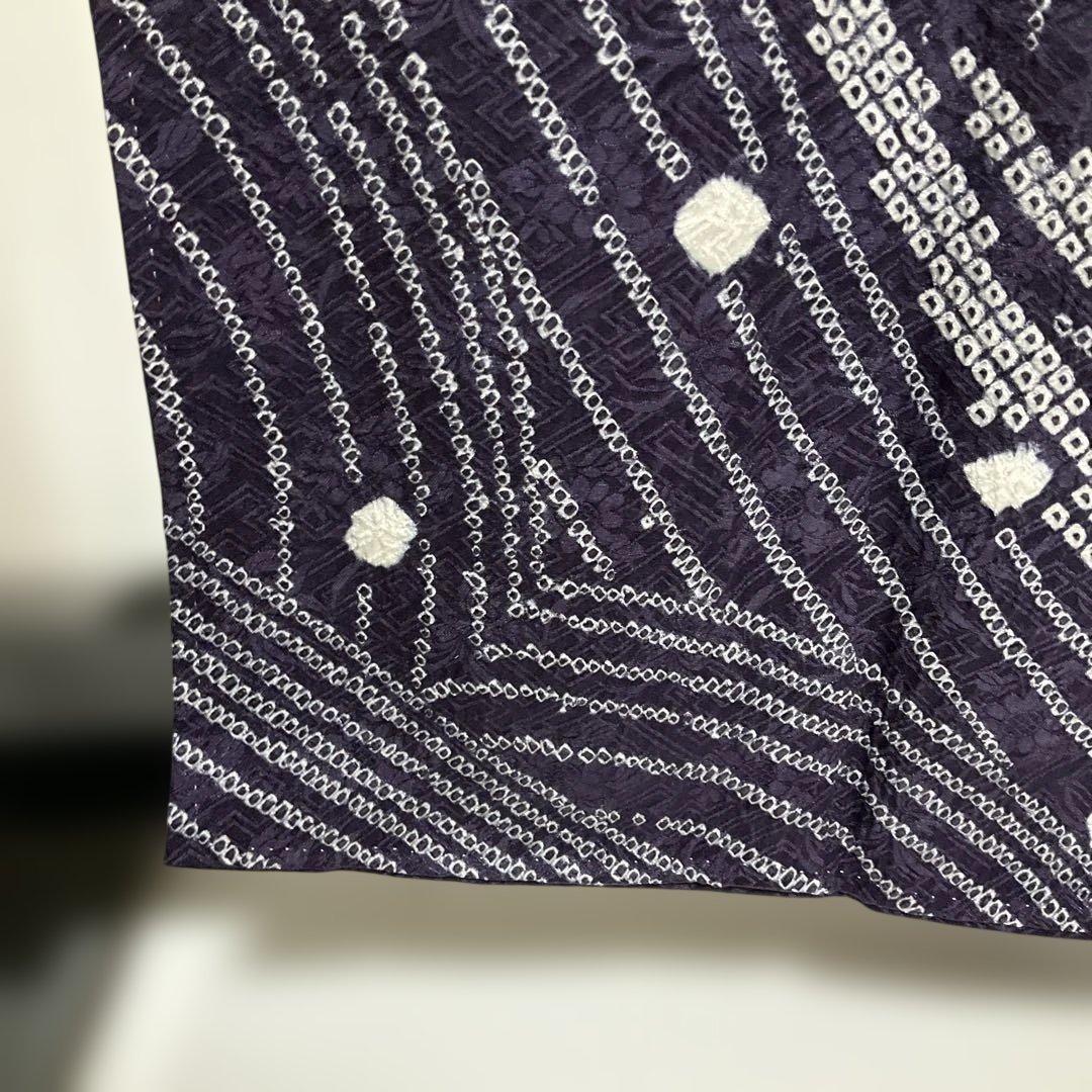 No.2870 正絹総絞り幾何学波柄訪問着 美品 - メルカリ