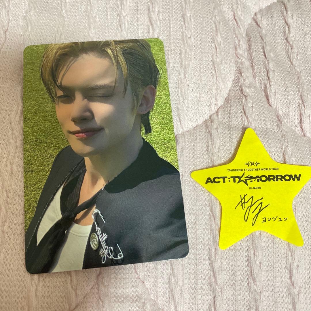 TXT ACT:TOMORROW moazone FC特典トレカ ヨンジュン - メルカリ