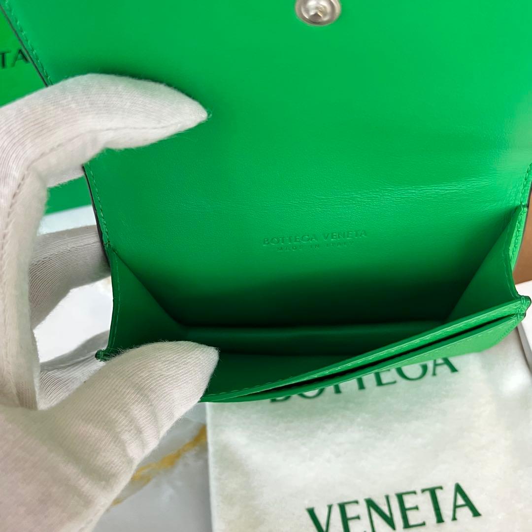 新品未使用】ボッテガヴェネタ カードケース 名刺入れ パラキート 緑