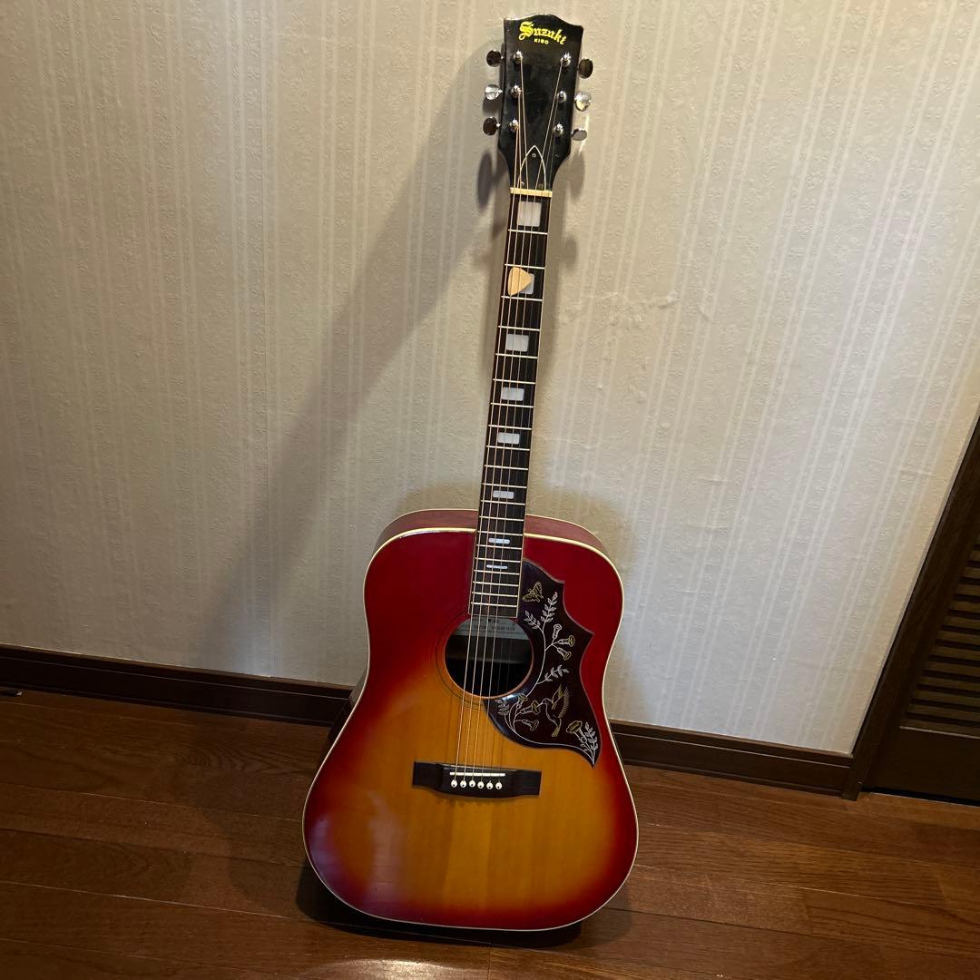 め*や様 Suzuki アコースティックギター 赤の通販はau PAY マーケット