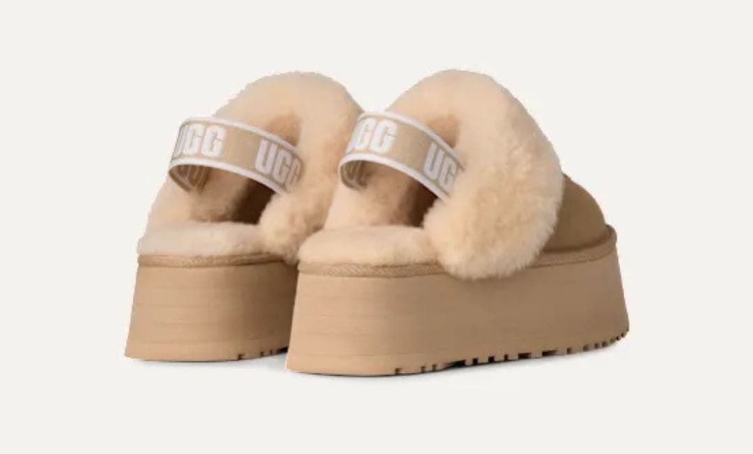 UGG FUNKETTE MUSTARD SEED ファンケット ベージュ - メルカリ