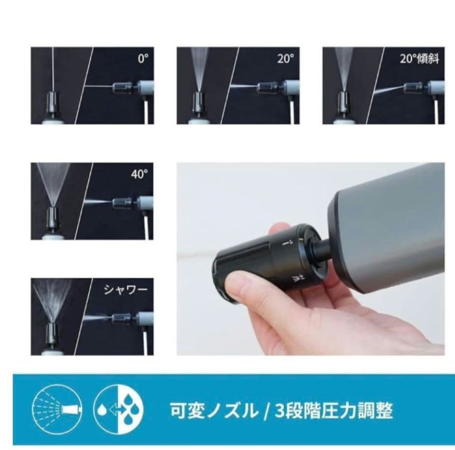 SPICERR ポケッタブル高圧洗浄機 新品未使用 MONOQLO年間ベストバイ