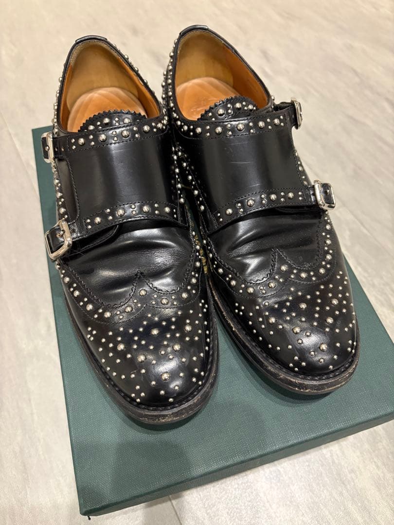 Church スタッズローファー CHURCH'S(チャーチ) スタッズローファー ブラック サイズ 7｜【公式