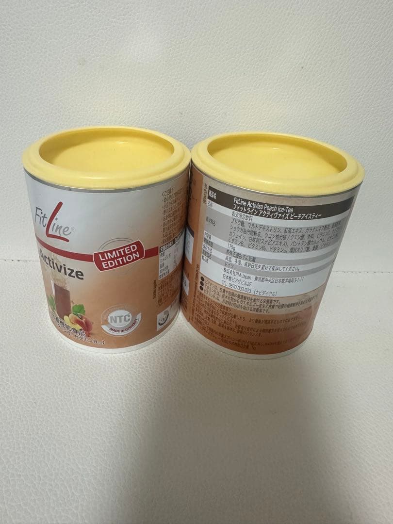 ベストセラーのFitLine アクティヴァイズピーチアイスティー限定品2缶