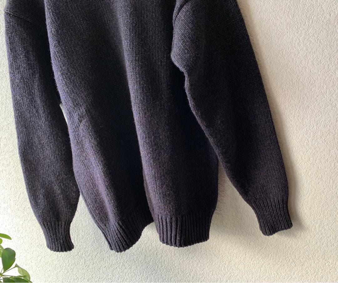 SIZE 3 AURALEE CAMEL WOOL MIX KNIT P/O - メルカリ