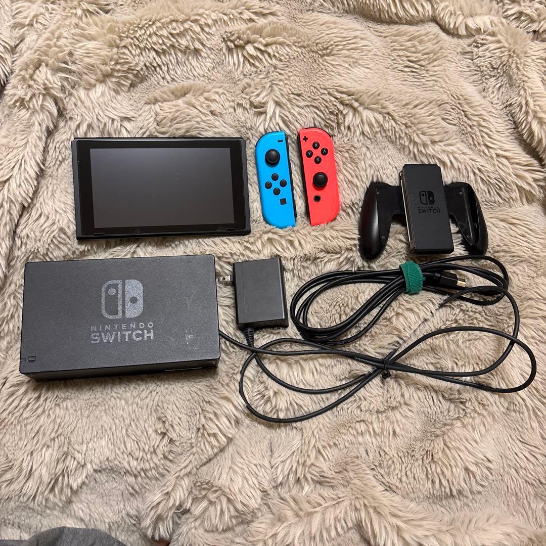 画面ジャンク テレビ接続問題なし】Nintendo Switch 本体 セット