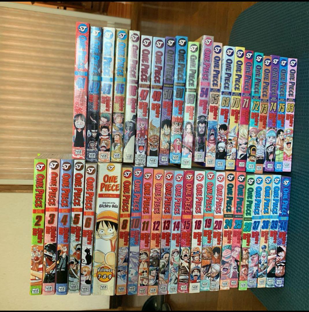 は*有様 ワンピース　英語版　漫画　one piece 42冊+1冊 Amazon.com: One Piece, Vol. 42: Pirates vs. CP9 (One Piece Graphic