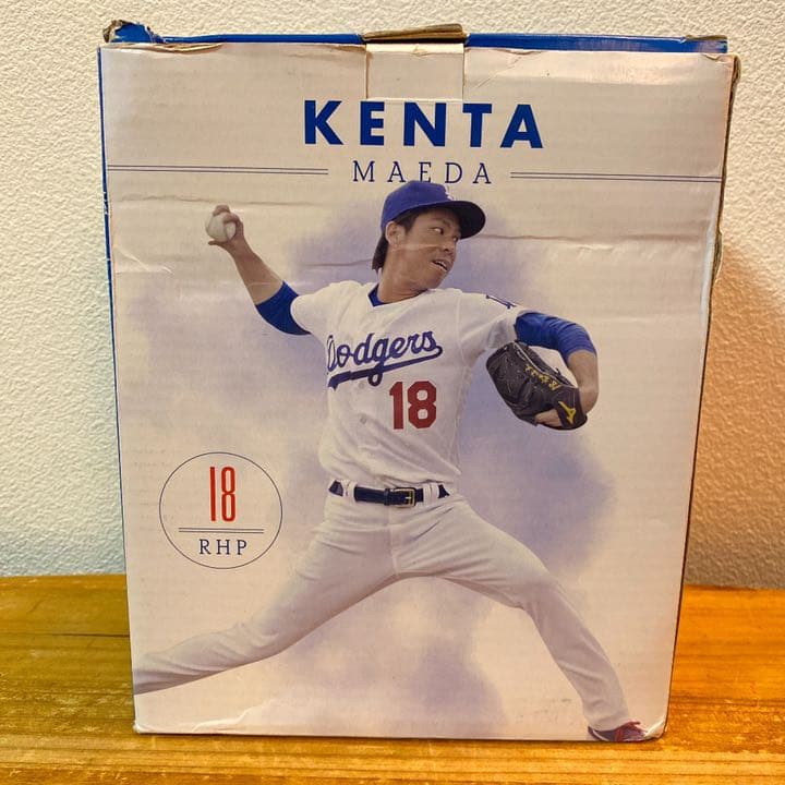 直筆サイン入り LAドジャース Dodgers前田健太選手ボブルヘッド
