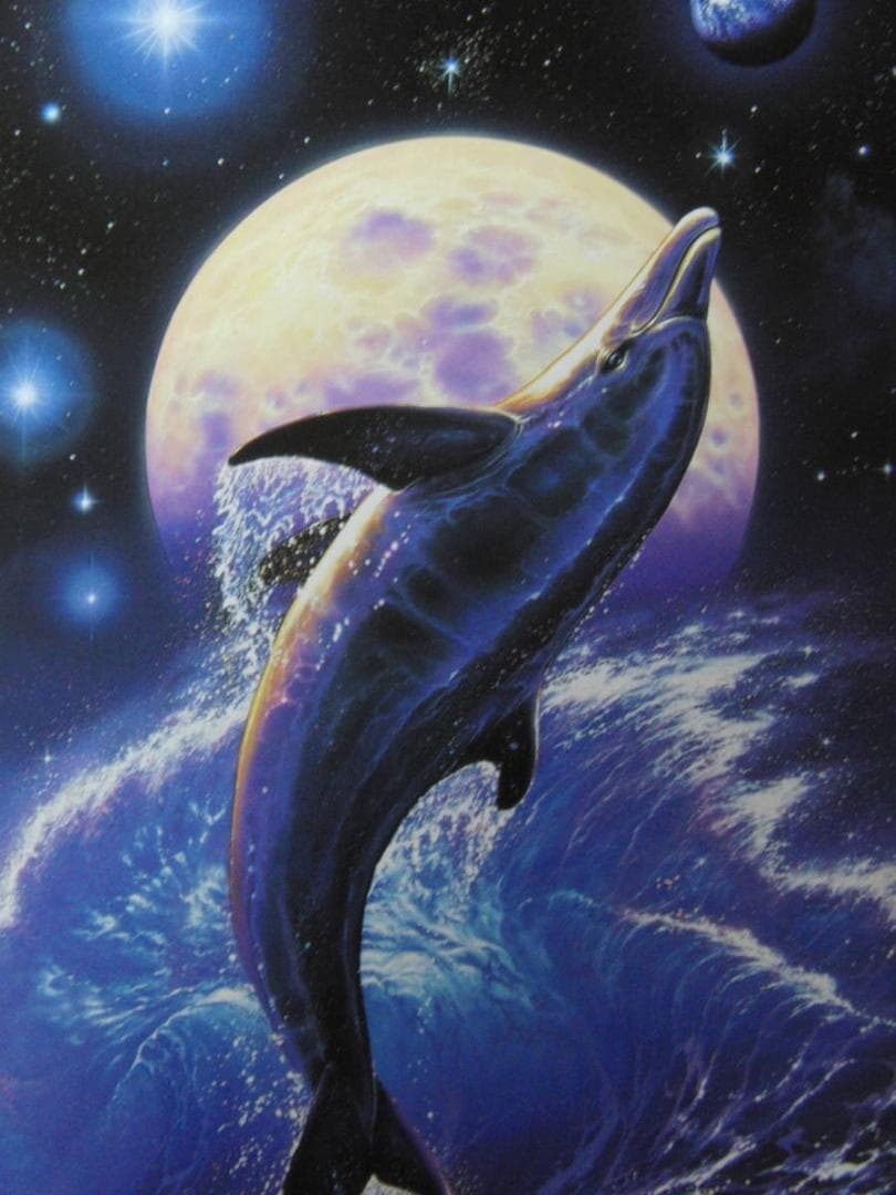 クリスチャン・ラッセン、「バランス オブ ライフ」、希少画集、額装画