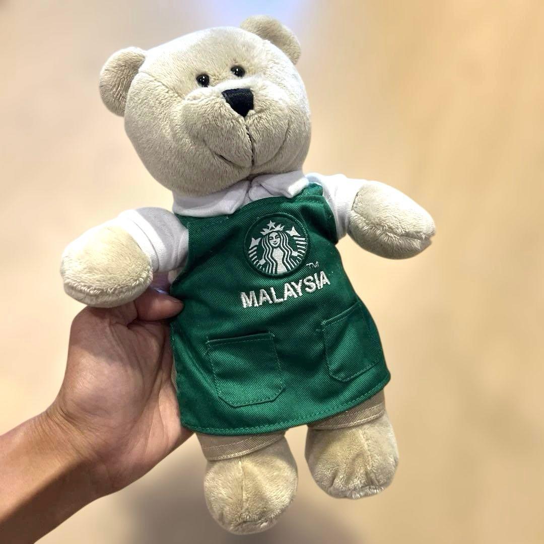 海外限定 スターバックス ぬいぐるみ ベアリスタ スタバ マレーシア