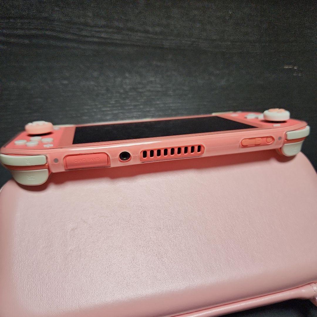 Switchライト ケース カバー付き コーラルピンク - メルカリ