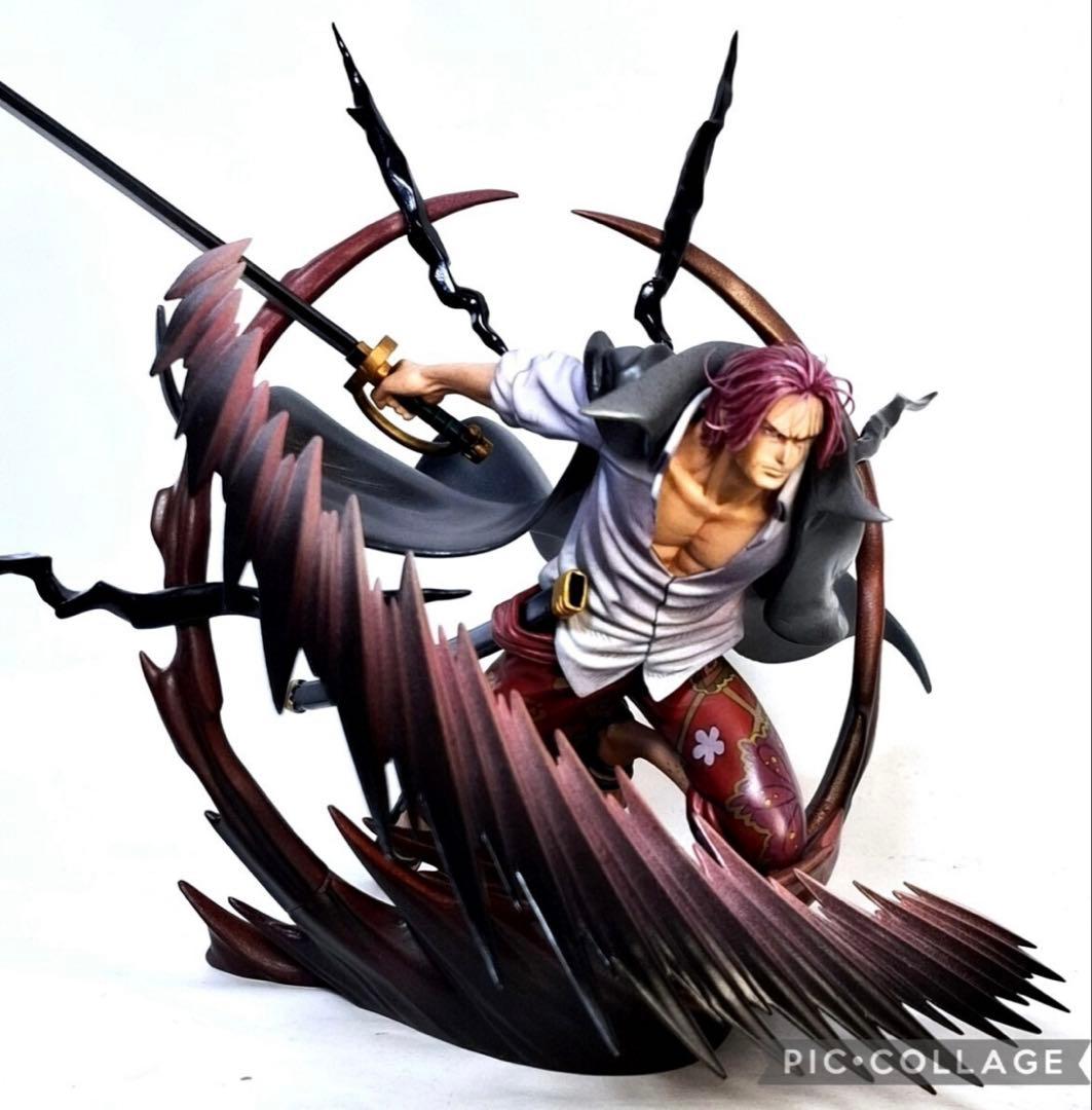 二次元 リペイント シャンクス 顔の描き直し 頭髪追加 塗装済み 完成品