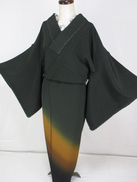 新古品！大塚織元＊通産大臣賞受賞＊暁雪＊渋ハデ＊訪問着＊１６４ｃｍ＊裄６７ 25周年セール】【都喜ヱ門】 本場大島紬 7マルキカタス式 有色・藤色泥