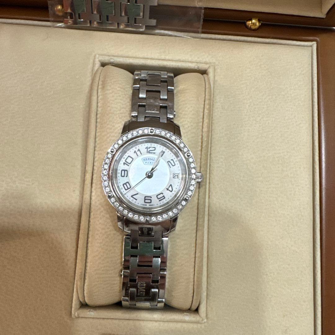 HERMES 時計 クリッパークラシック コメ兵｜エルメス クリッパークラシック CP1.210 SS クォーツ