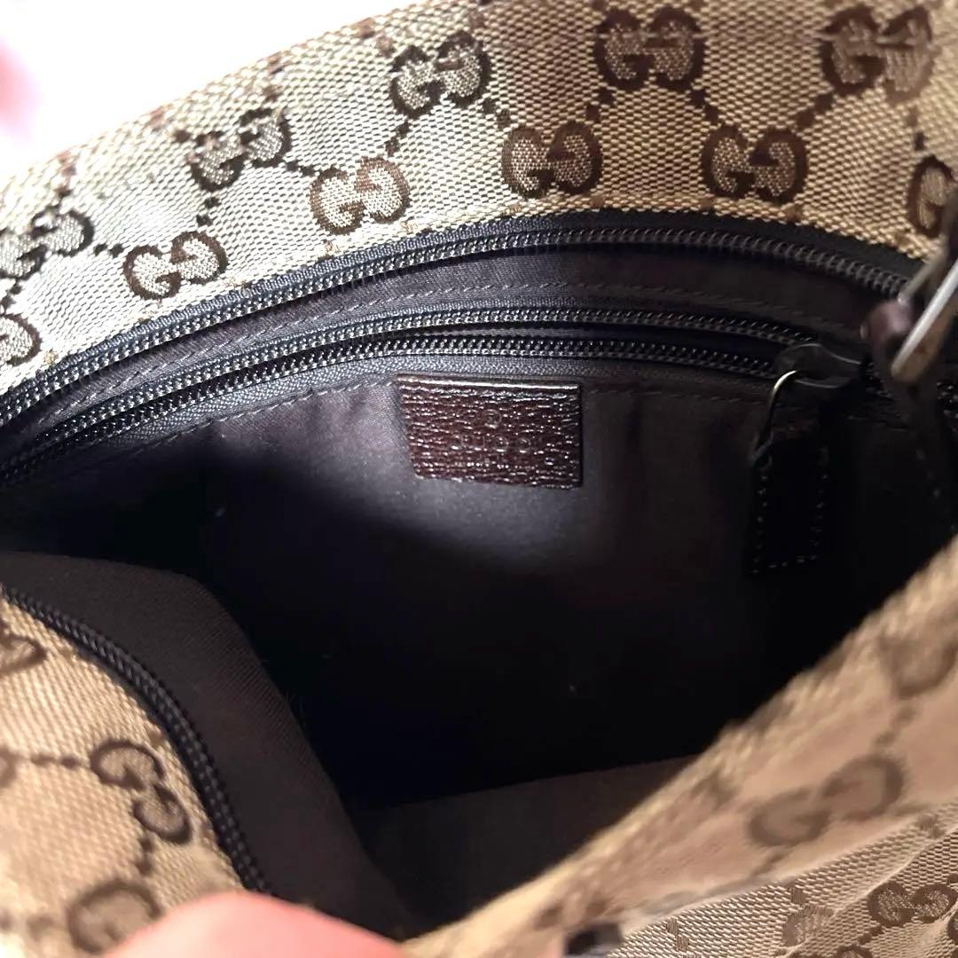 美品 GUCCIGGキャンバス シェリーライン 型番146309 - メルカリ