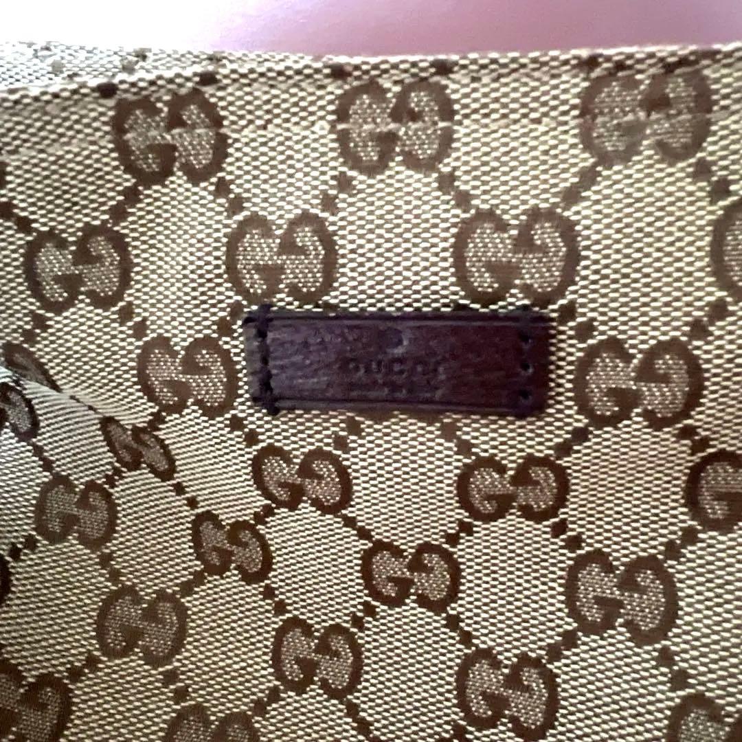 美品 GUCCIGGキャンバス シェリーライン 型番146309 - メルカリ
