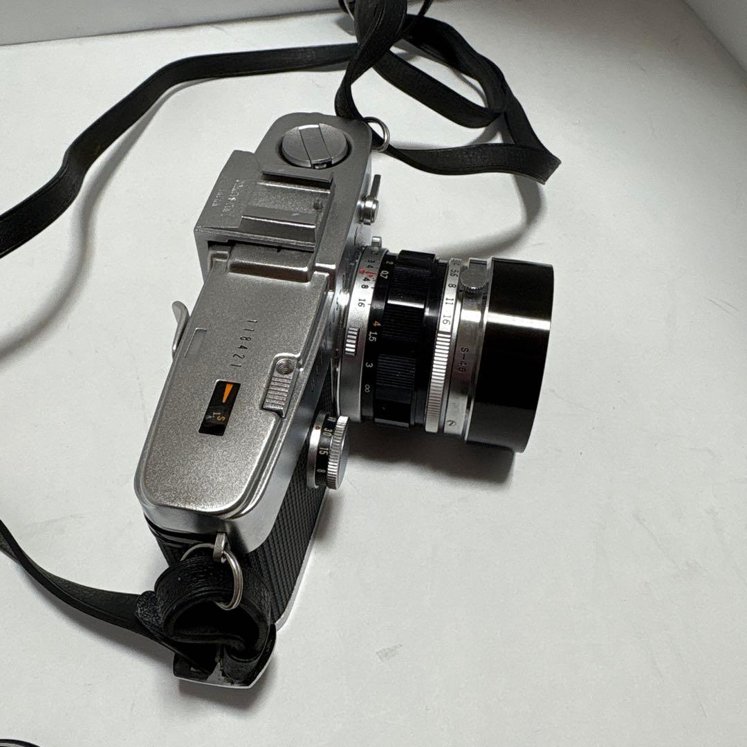 OLYMPUS PEN F 一眼レフカメラ レンズフードS-45付き - フィルム