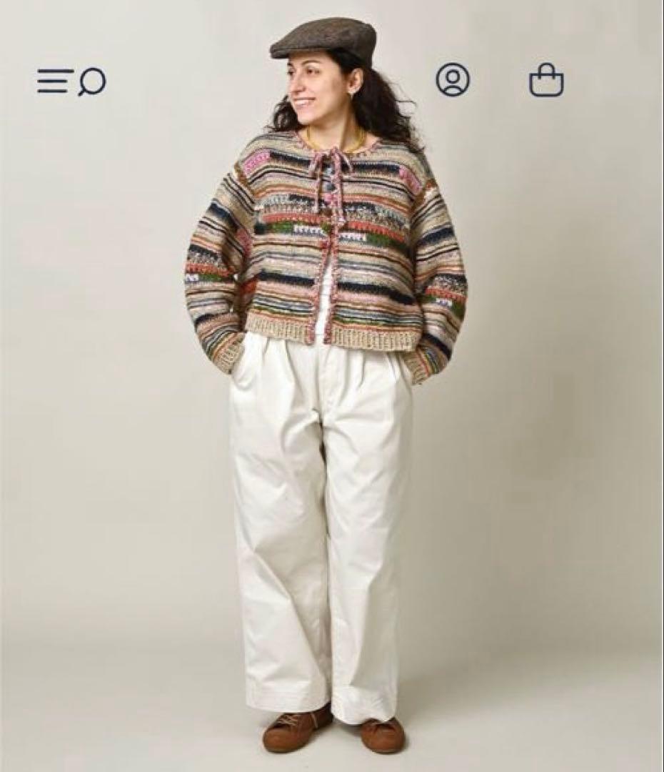 45Rラグ編みリネンのボレロ: WOMEN｜45R 45R 2026春 ラグ編みリネンの