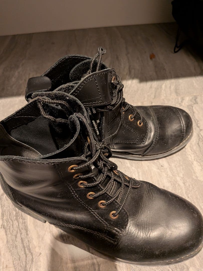 ワイルドウィング バイクブーツ スワロー WWM-0003 黒 25.5cm