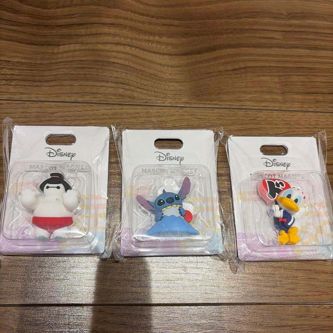 マグネット 3D Japan 輪ゴムもかけらるマグネット ディズニーストア