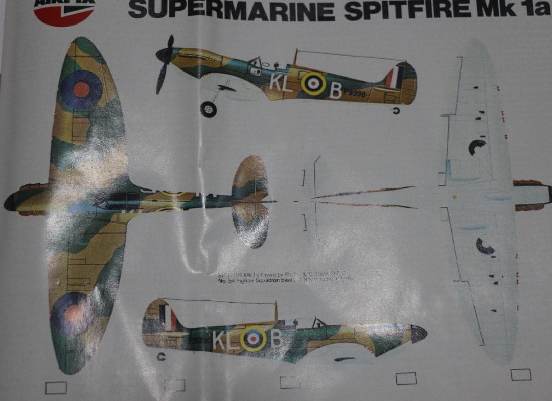 ビックスケールAIRFIX製1／24スピットファイアMk1A プラキット 未開封