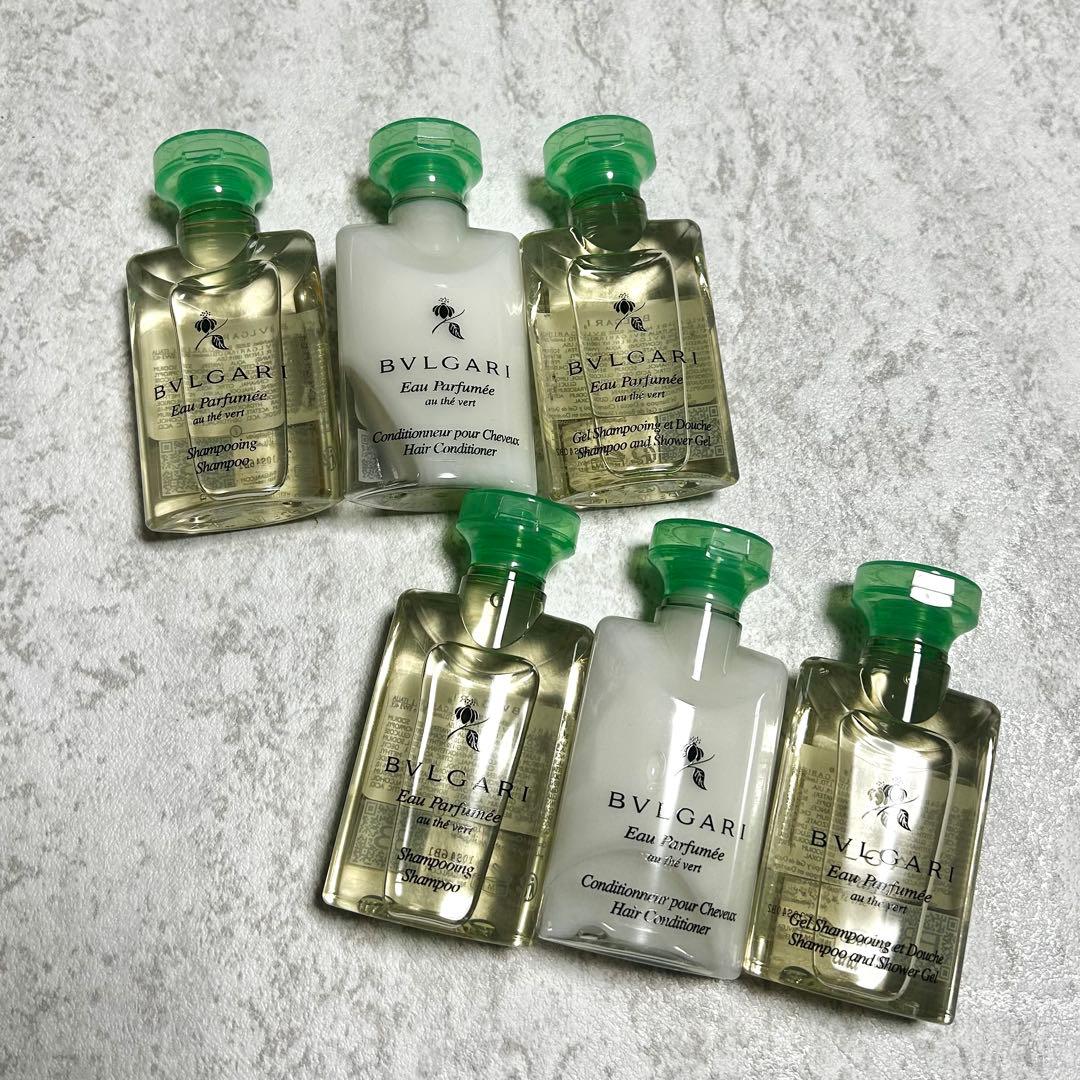 BVLGARI シャンプー2本 コンディショナー2本 ボディソープ2本 - メルカリ