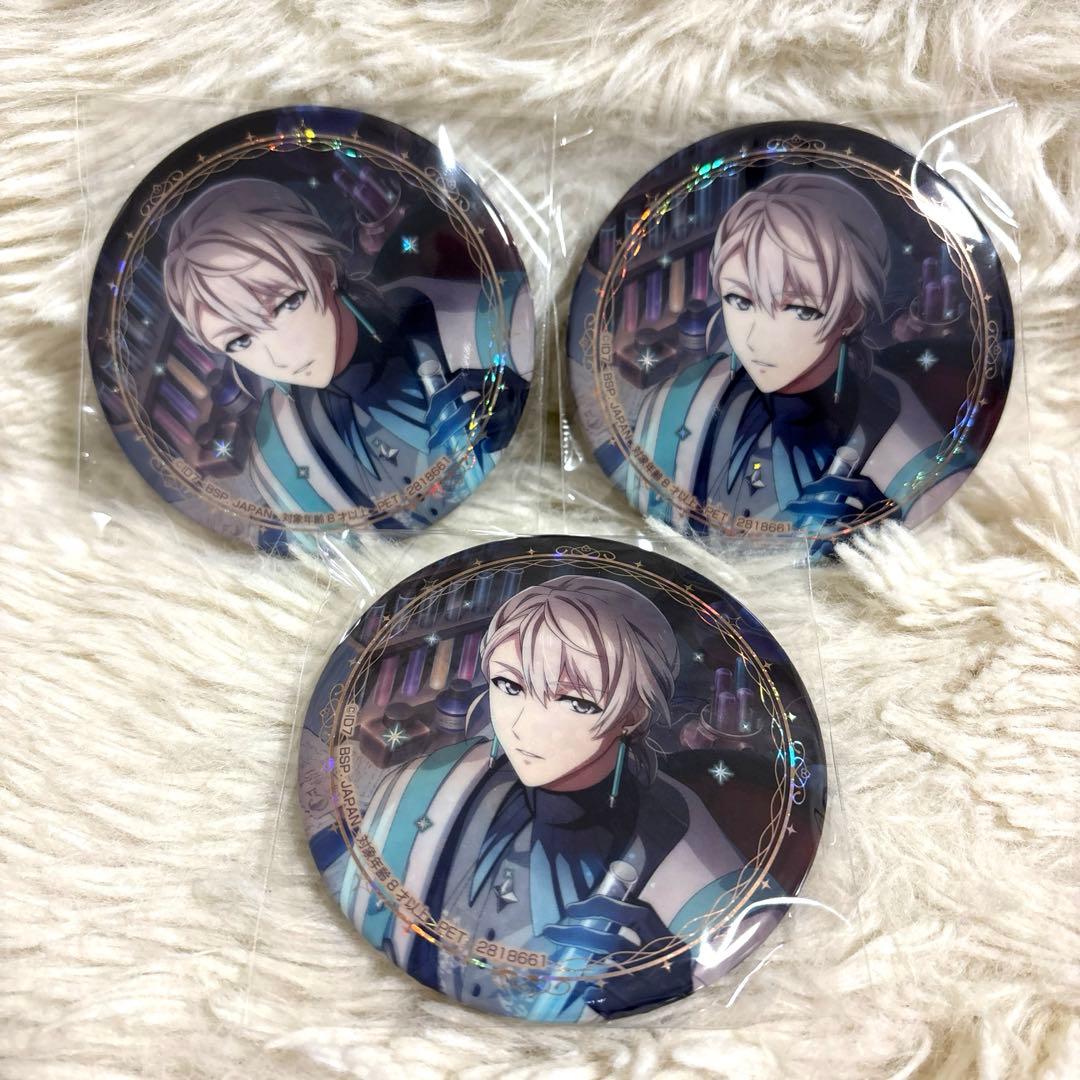 アイドリッシュセブン アイナナ ホログラム缶バッジ 棗巳波 3個セット