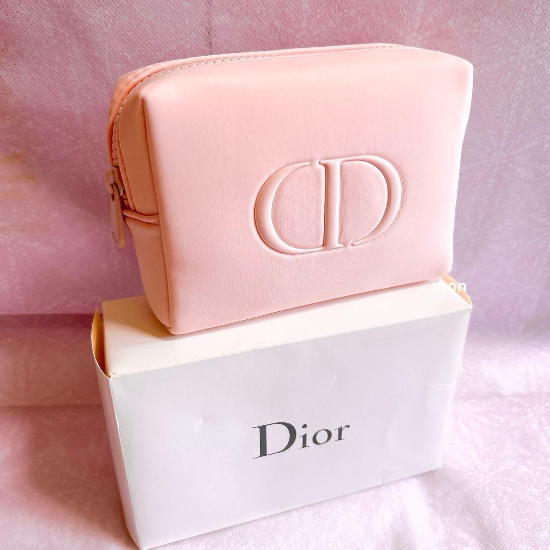 ディオール DIOR ポーチ ピンク カプチュール ノベルティ スクエア