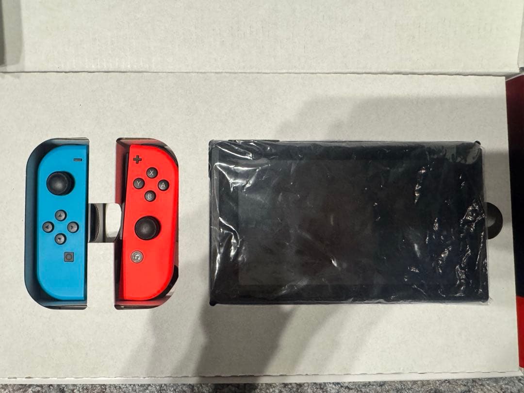 Nintendo Switch 本体 青/オレンジ Joy-Con付き - メルカリ