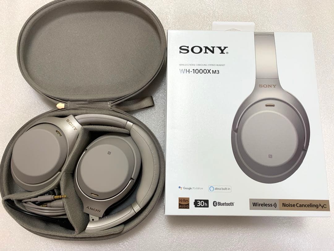 SONY WH-1000XM3SM  ノイズキャンセリング ヘッドフォン Amazon.co.jp: ソニー ワイヤレスノイズキャンセリングヘッドホン WH