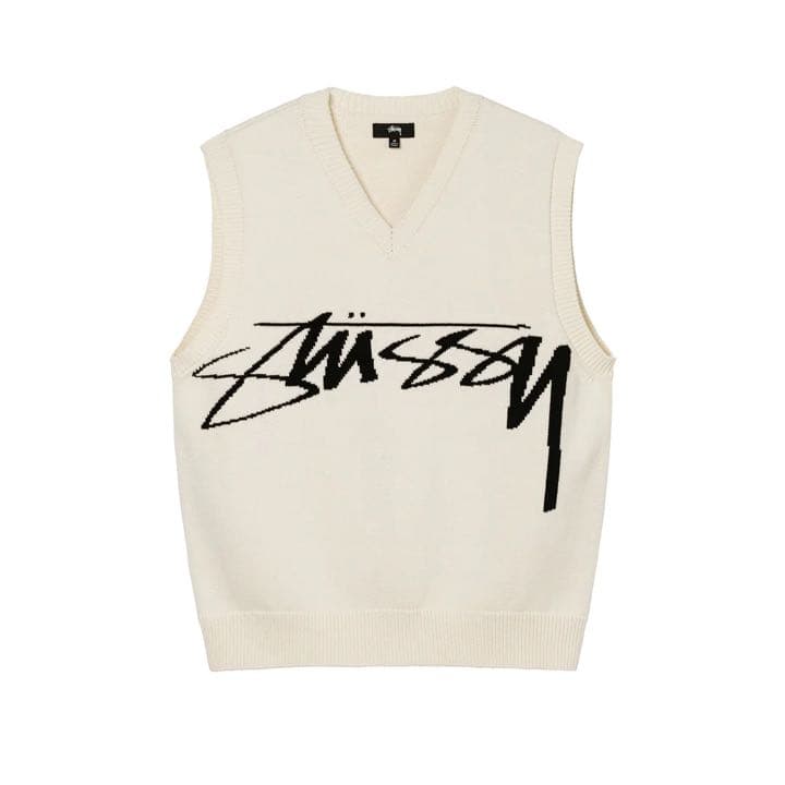 STUSSY SWEATER VESTステューシー ニットベスト - メルカリ